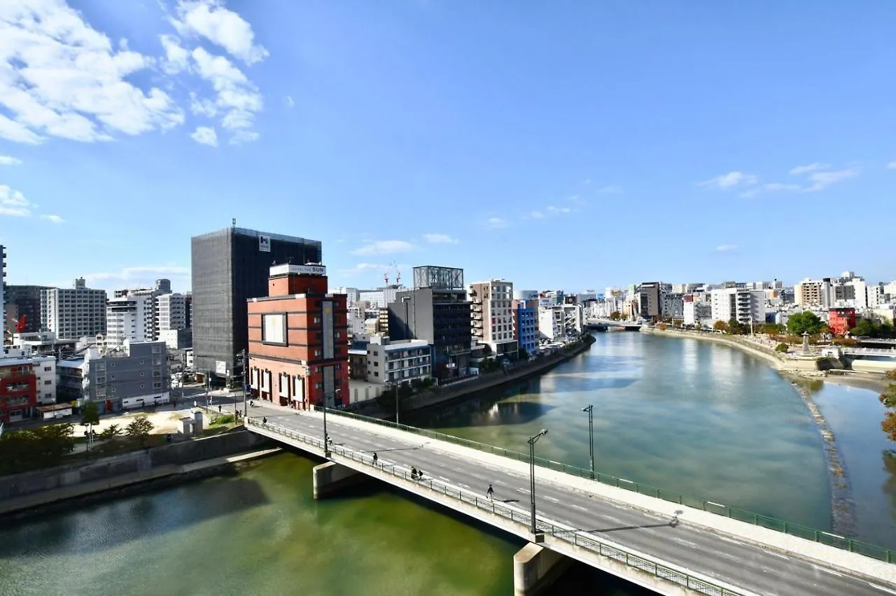 아파트 Riverside Inn Hakata 후쿠오카 일본